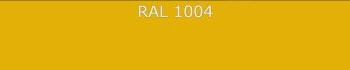 RAL 1004 Жёлто-золотой