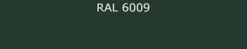 RAL 6009 Пихтовый зелёный